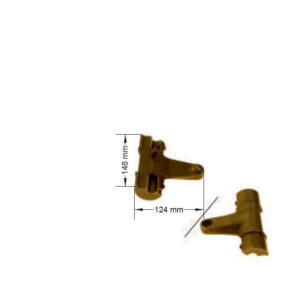 Parghie etrier Etrier Meritor ELSA 2 / 195,225 / AXIAL; Dimensiuni 148 X 124 mm
